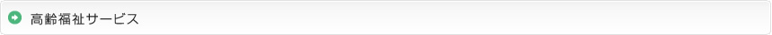 高齢福祉サービス