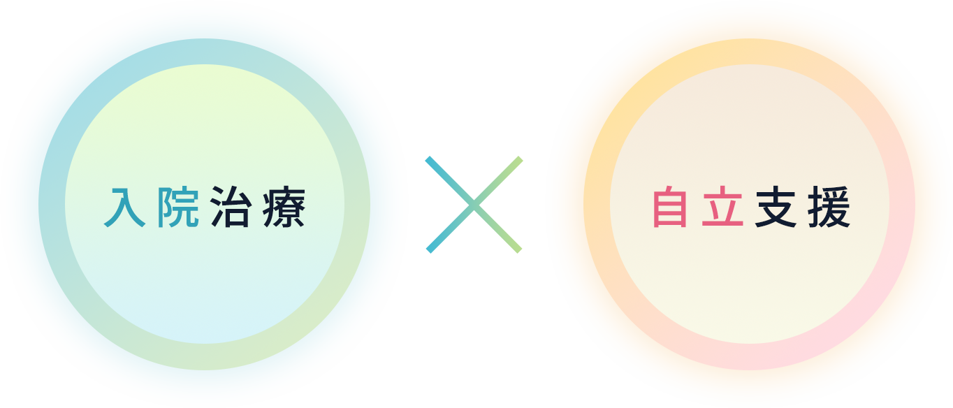 入院治療✕自立支援